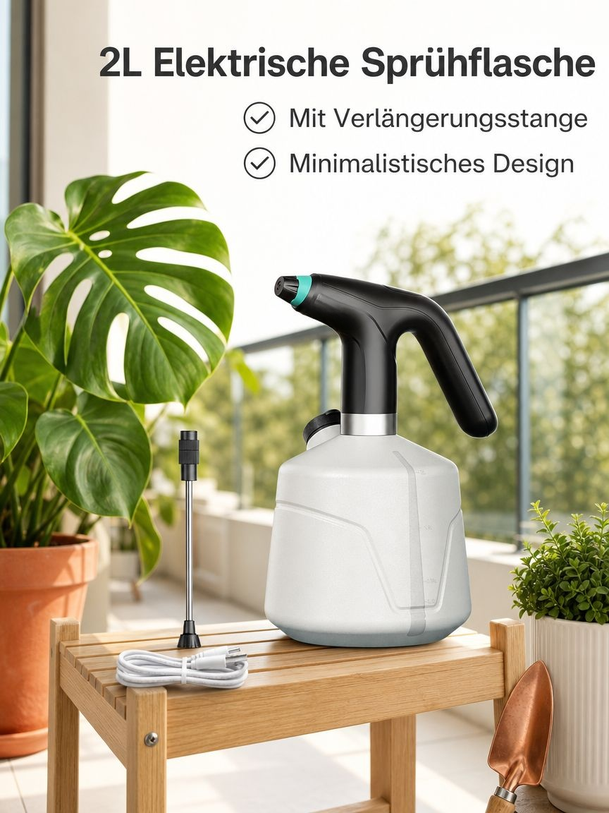 Handgehaltener elektrischer Sprüh-Gießkessel