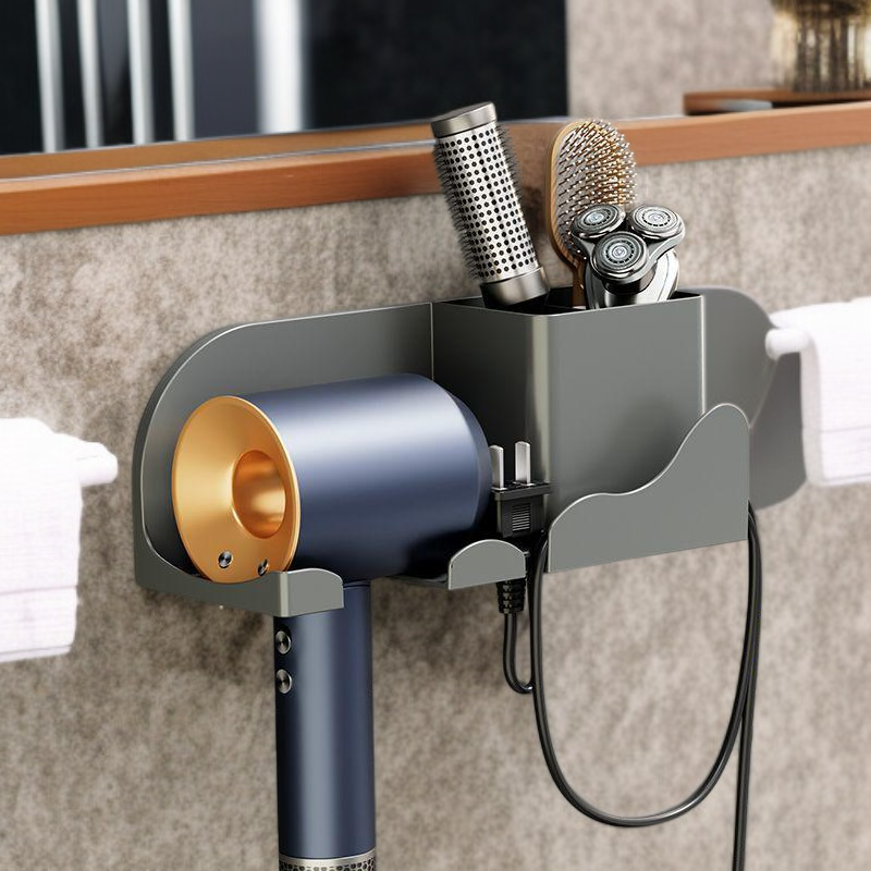 드라이기 거치대 무타공 욕실 수납 벽걸이 선반