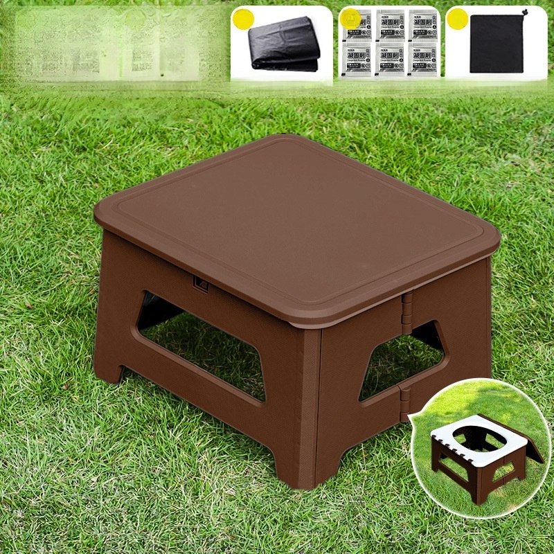 キャンプ用緊急トイレ用踏み台