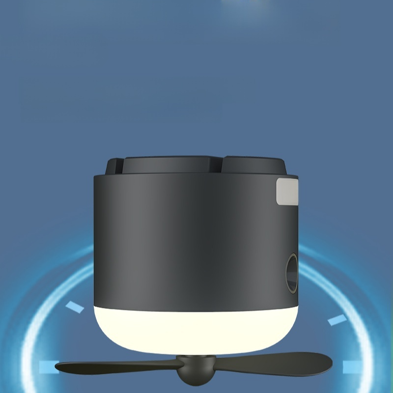 Lámpara de pulverización con ventilador