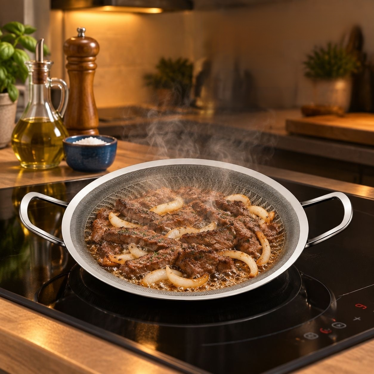 Sartén universal para cocina de inducción
