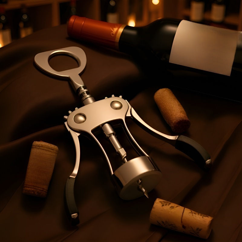 Abridor de vino tinto, dispensador de vino multifuncional para uso doméstico.