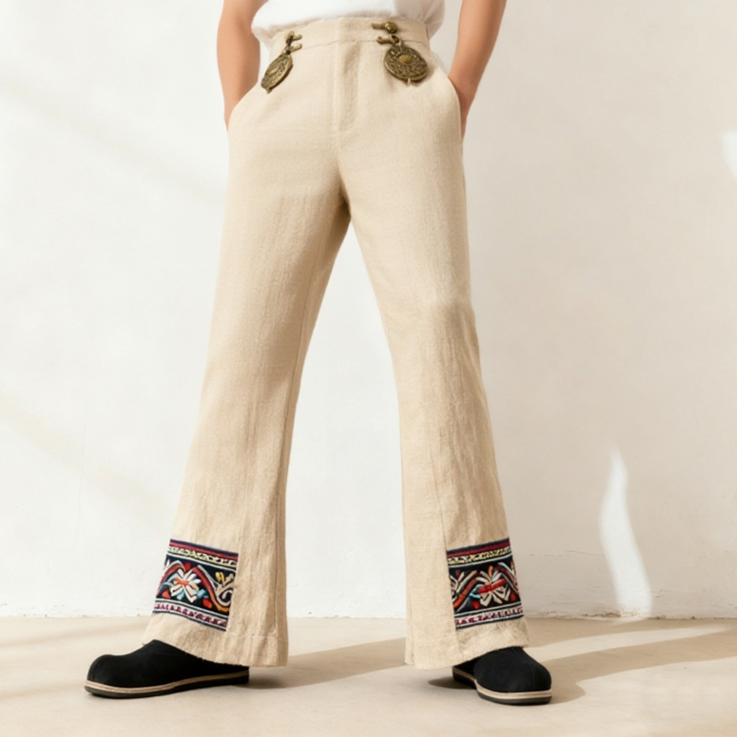 남자 플레어 청바지