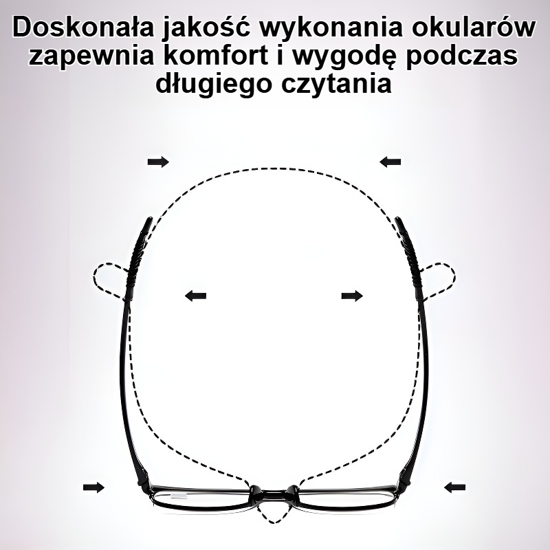 Kobieta w okularach do czytania