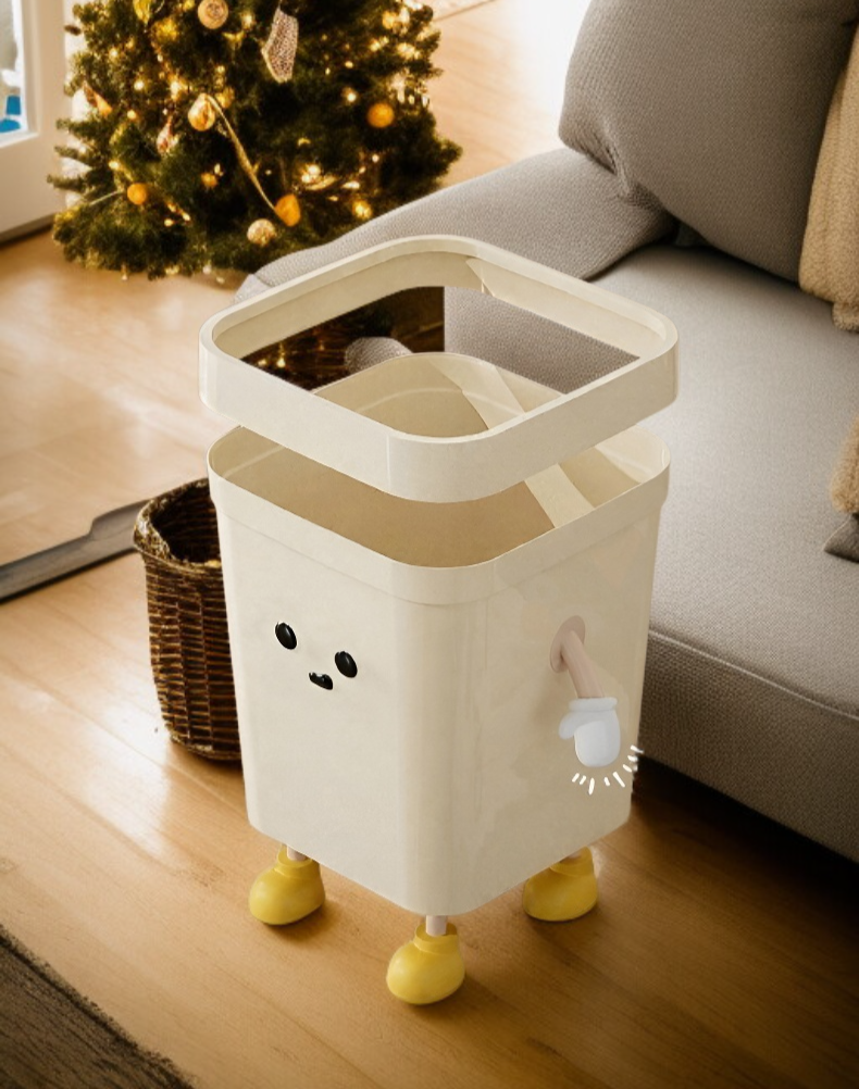 다양한 컬러의 귀여운 쓰레기통