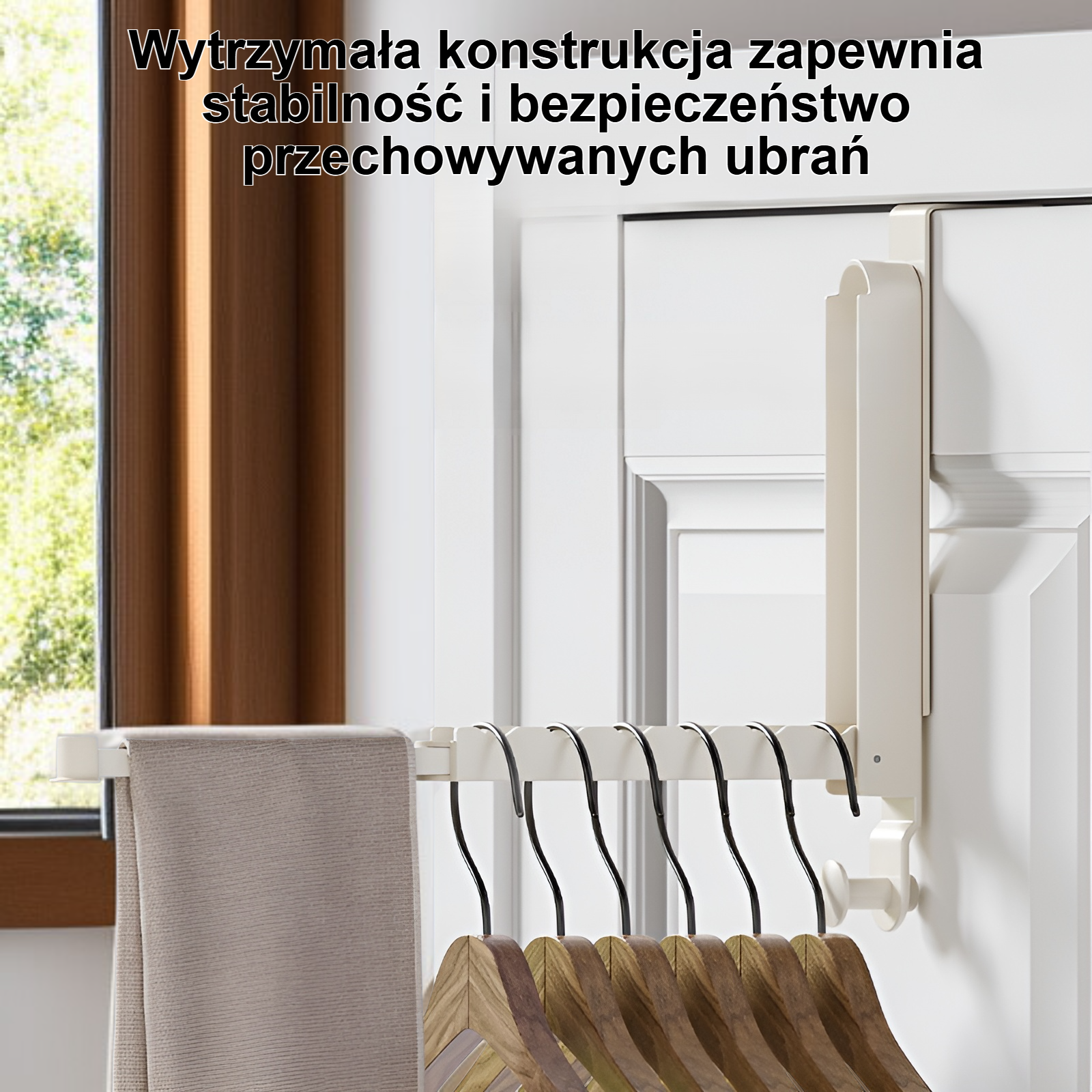 Składany wieszak na ubrania