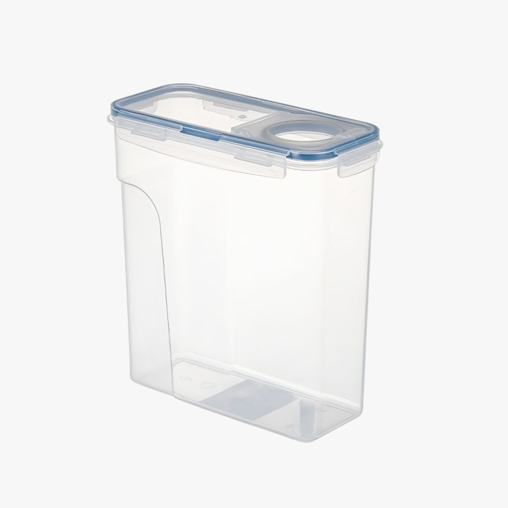 Food-Grade Transparent Plastic Storage Jars for Kimchi and Grains, Airtight Design