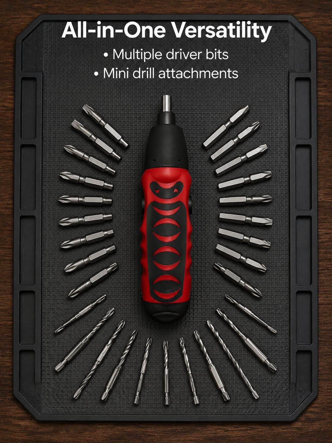 6V Battery Powered Mini Electric Screwdriver Drill for Furniture Assembly