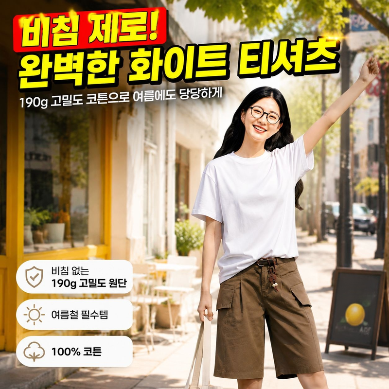슬림핏 정어깨 반팔 상의