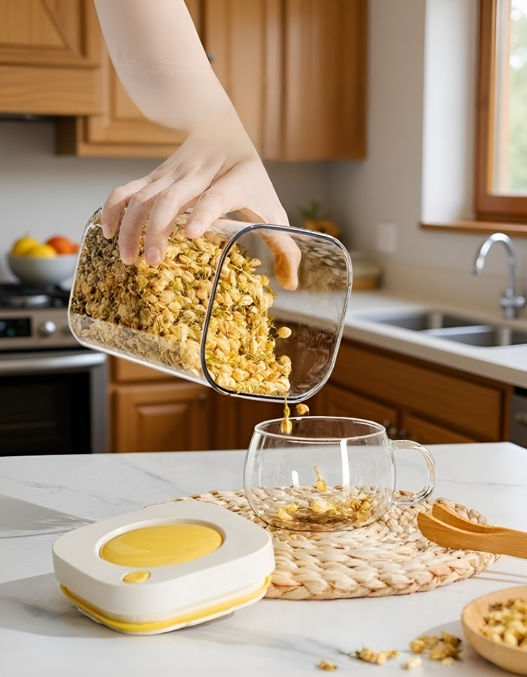 습기 방지 기능이 뛰어난 곡물 저장 항아리