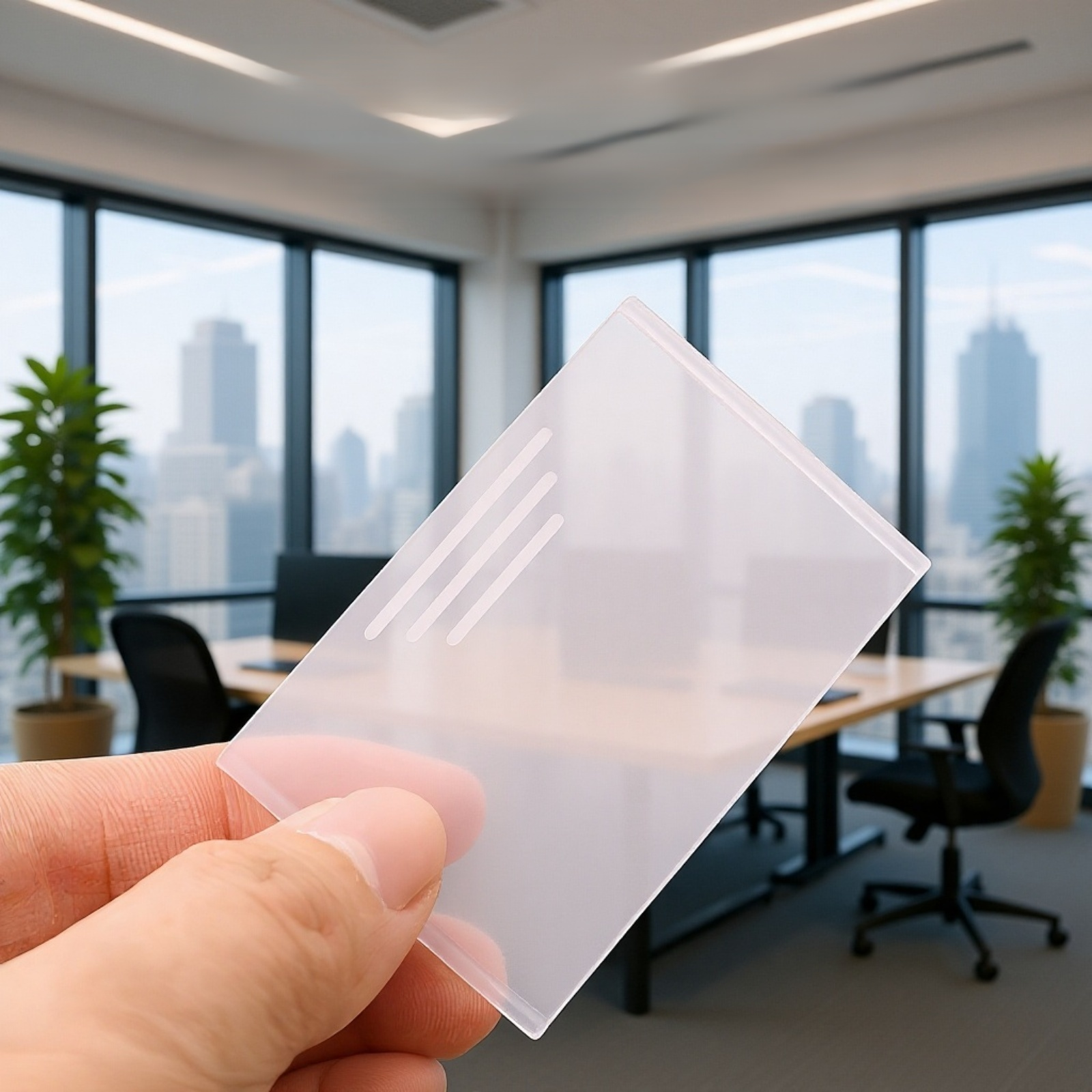 قدرة كبيرة شفافة متعددة الطبقات مربع تخزين