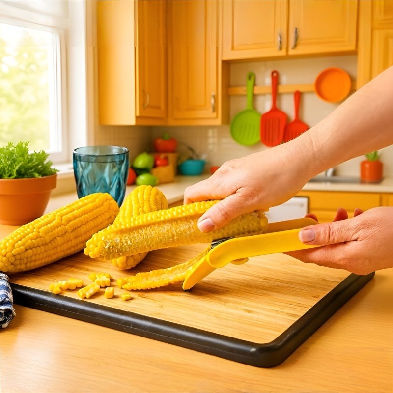 Corn cob peeler