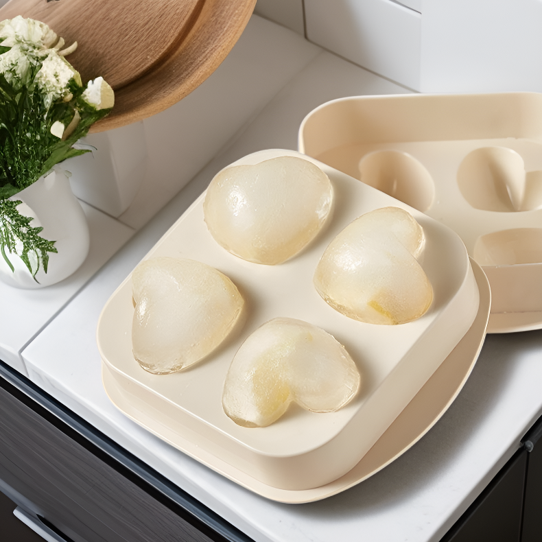 クリエイティブなハート型アイスホッケーモールド、アイスホッケーアイス、飲み物に適用