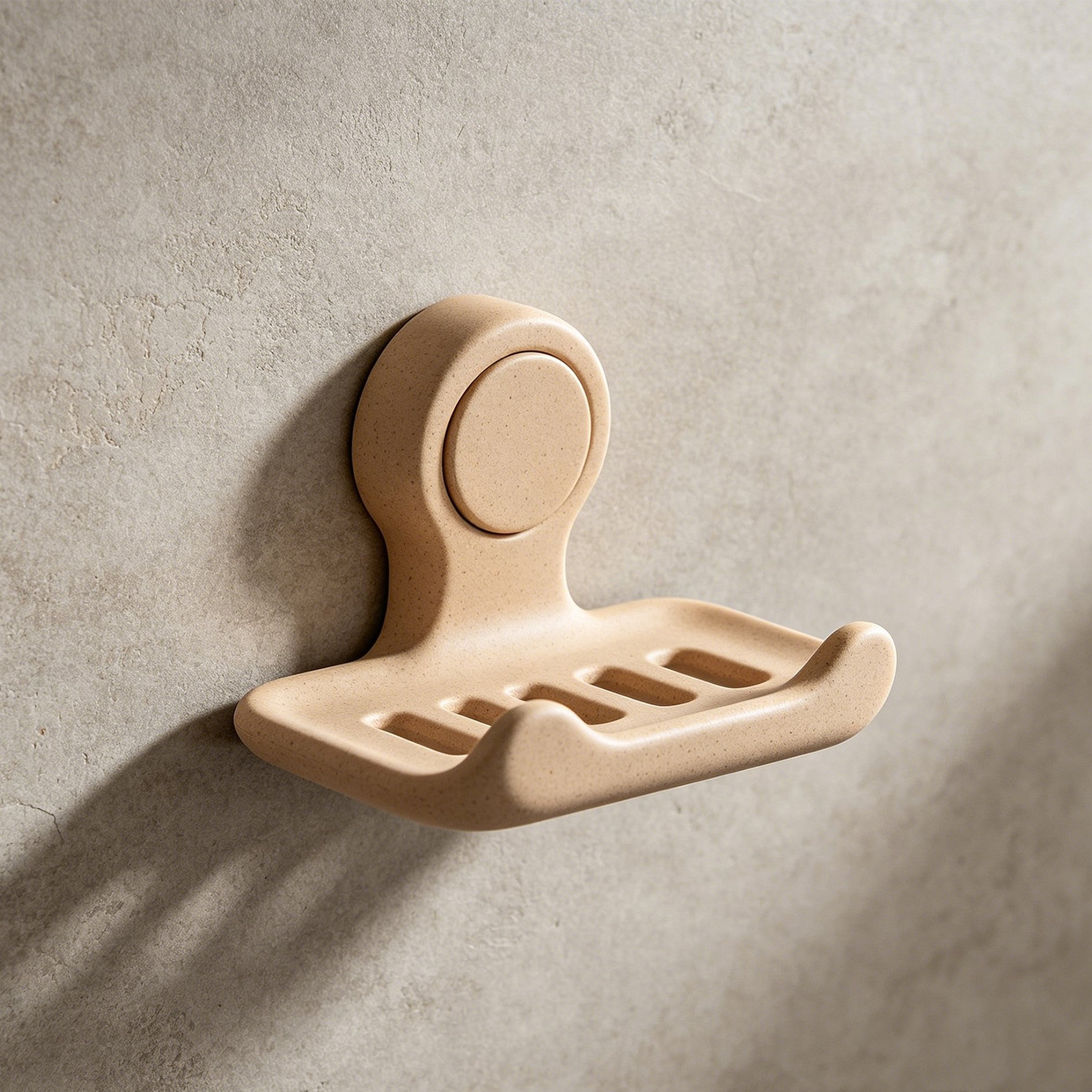 Étagère de rangement multifonctionnelle avec égouttoir pour serviette et savon