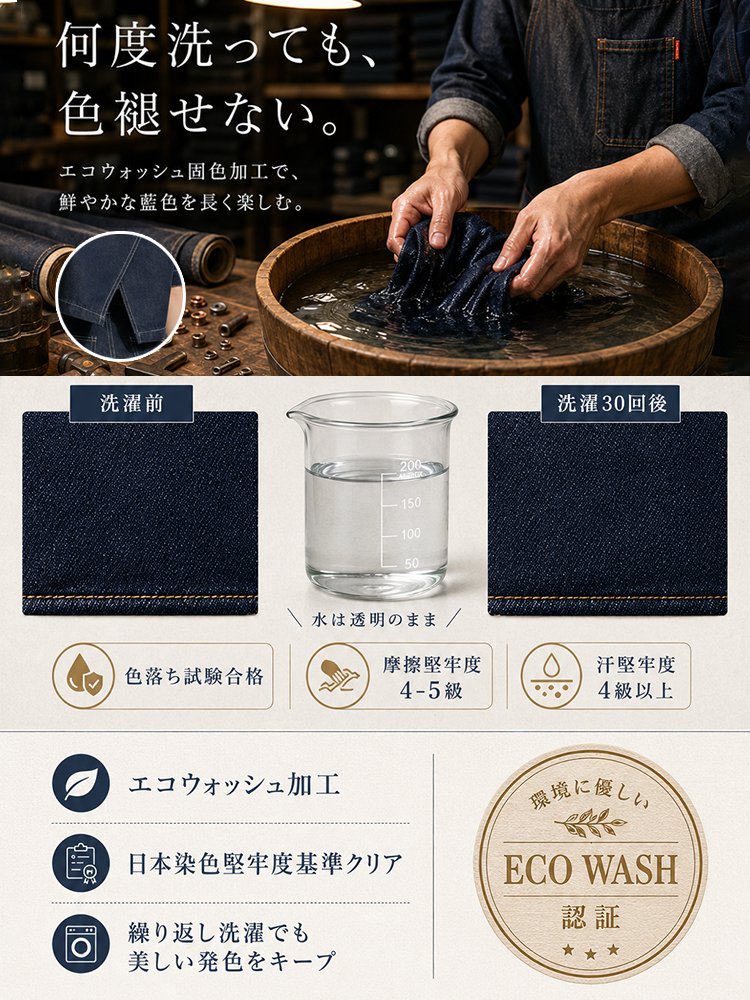 夏向け薄手デニムセットアップ
