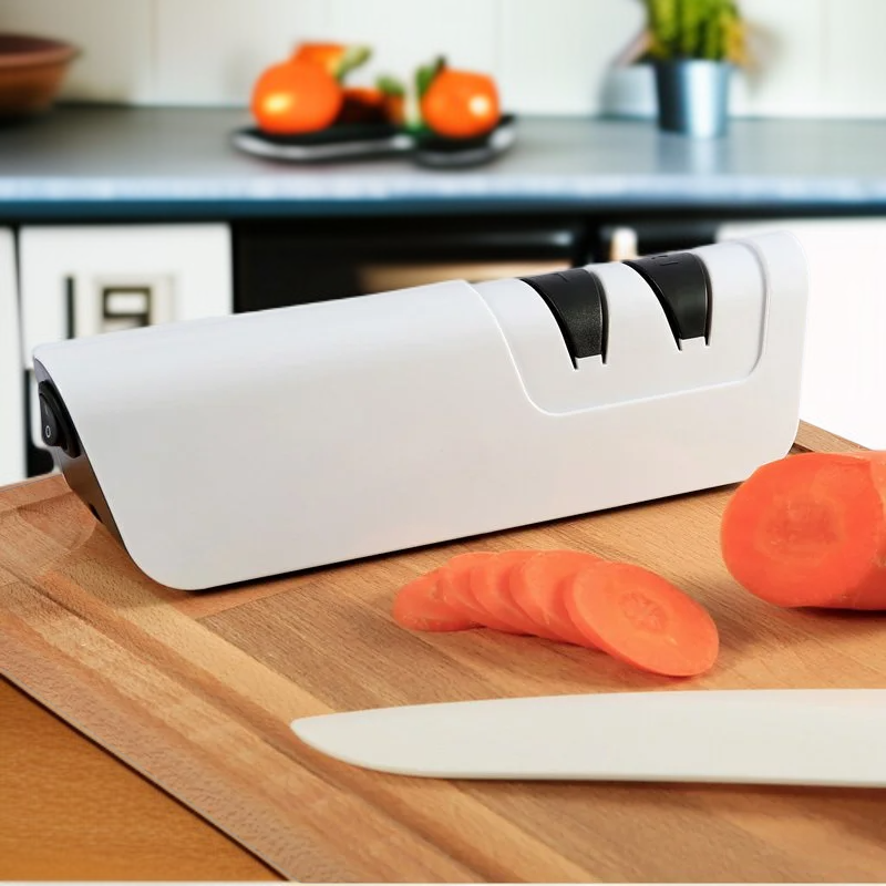 Afilador de cuchillas eléctrico con piedra de afilar