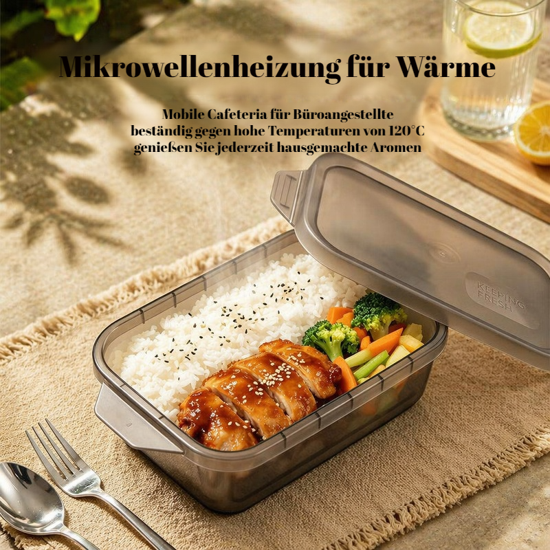 Tragbare lebensmittelechte Brotdose, Kühlschrank-Aufbewahrung, mikrowellengeeignet