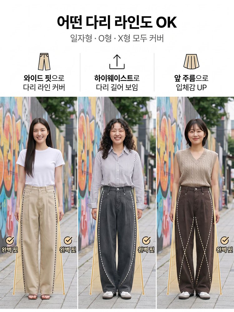 린넨 혼방 데님 팬츠