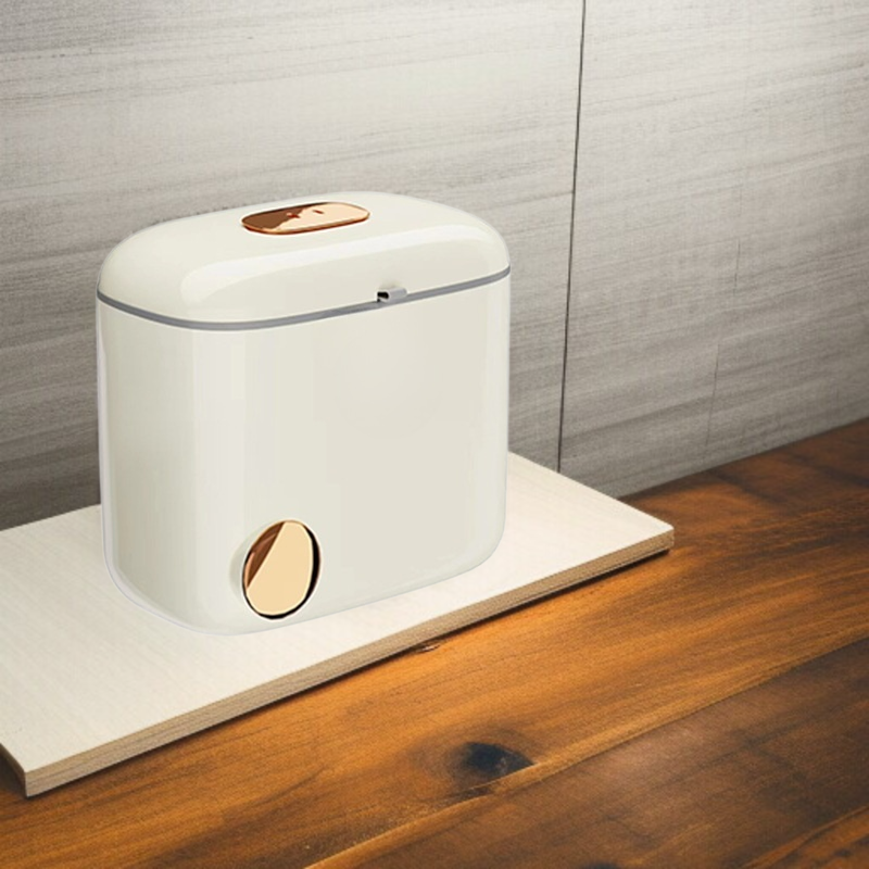가정용 주방 벽걸이 휴지통 펀치방지테이프뚜껑휴지통 코 화장실 휴지통