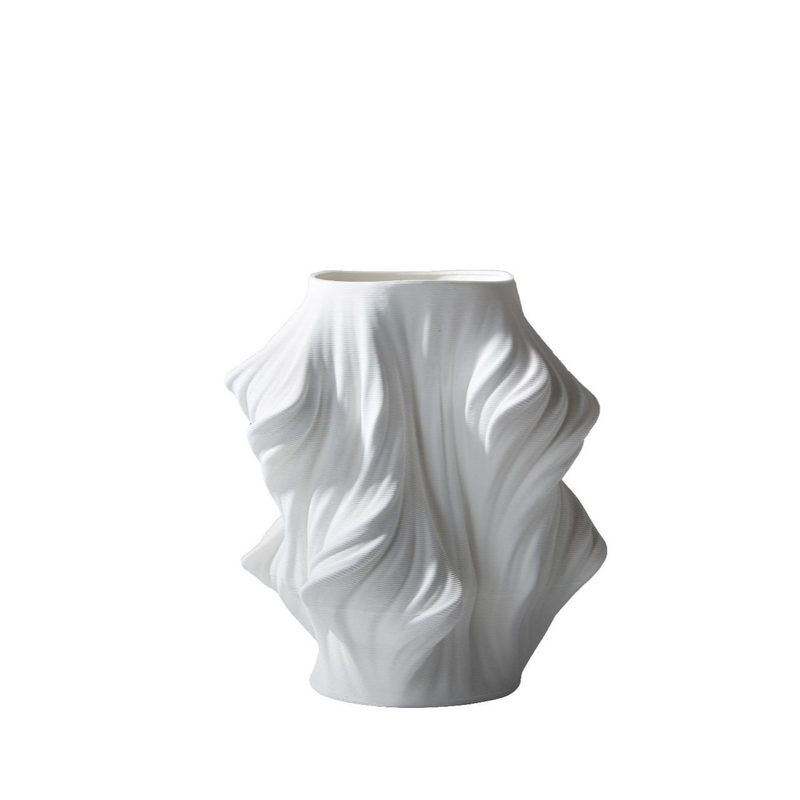 Modern Minimalist 3D Printed Ceramic Artwork