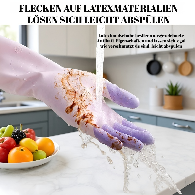 Strapazierfähige Haushalts-Handschuhe zum Waschen und Spülen