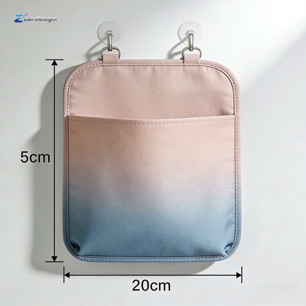 ตัวอย่างการจัดเก็บของในกระเป๋าแขวนรถยนต์