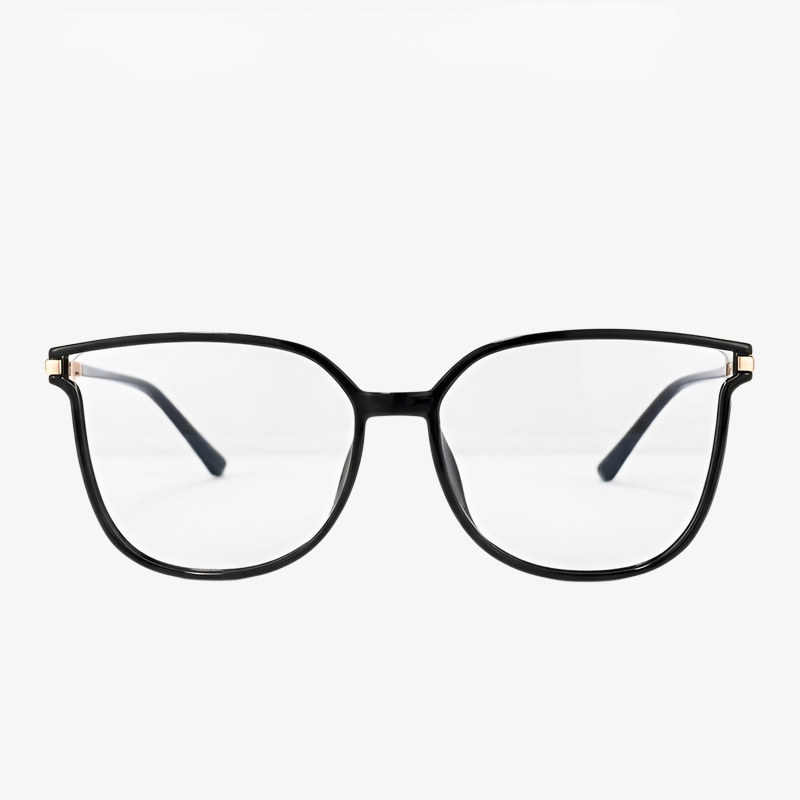 Unisex Boston Brille mit markantem Rahmen