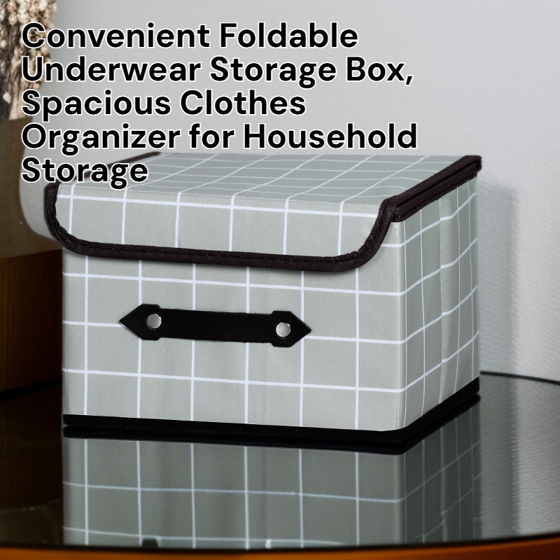 Caja de almacenamiento plegable conveniente para ropa interior 