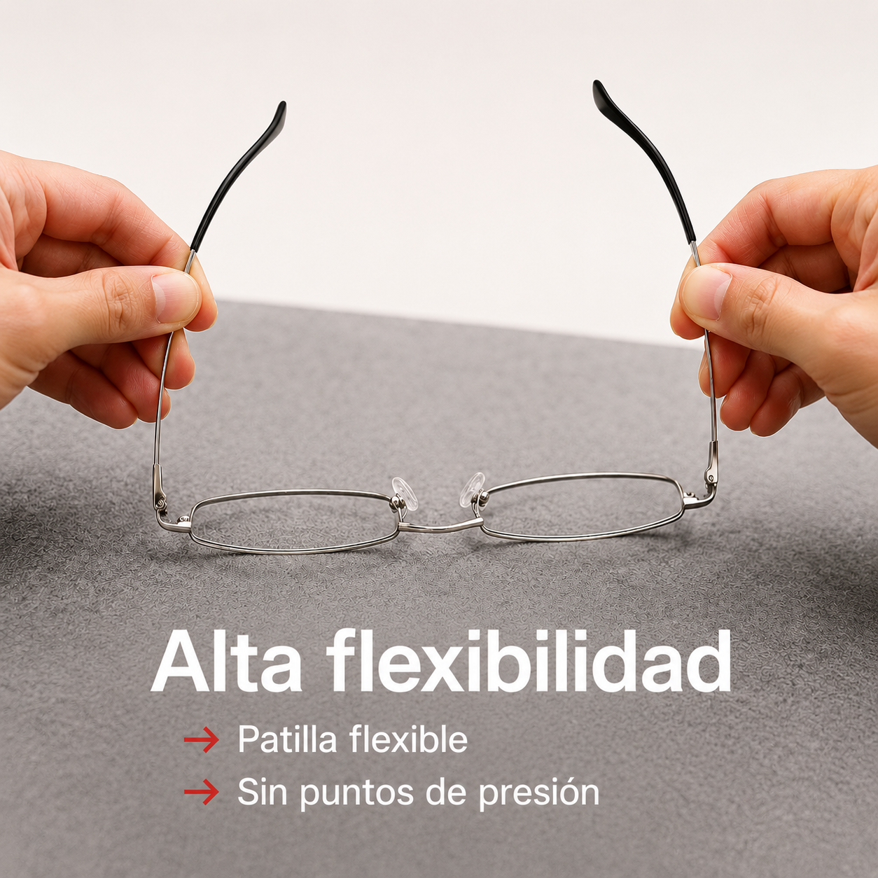 Gafas de lectura de aleación de titanio con filtro de luz azul