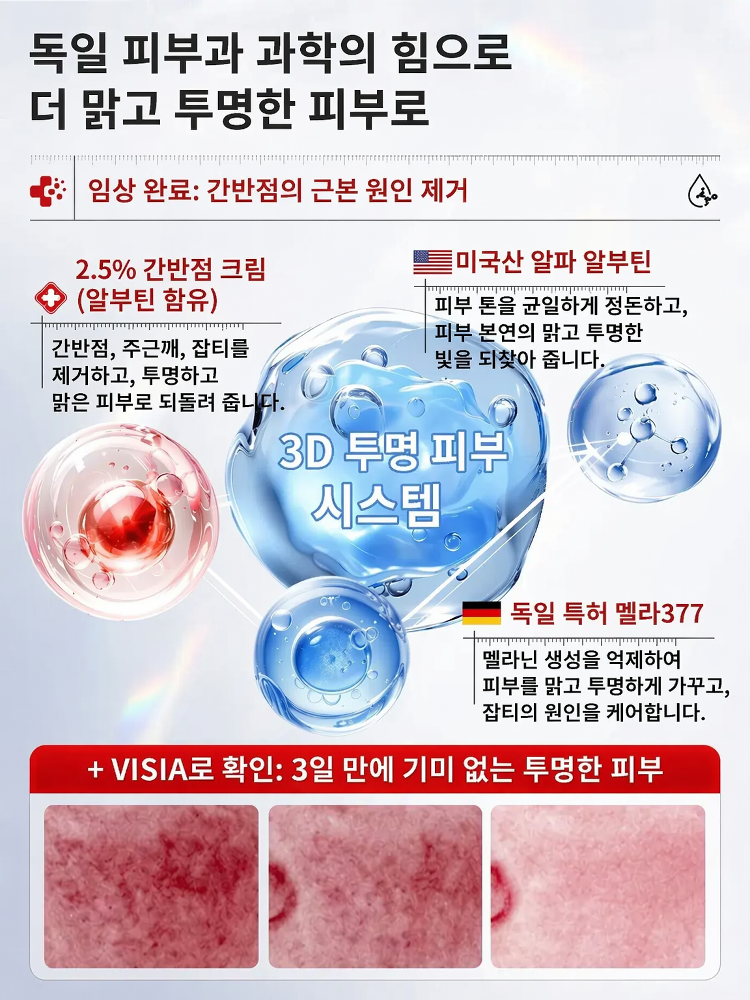 【7일 만에 완고한 잡티 제거】천연 성분 기미 크림