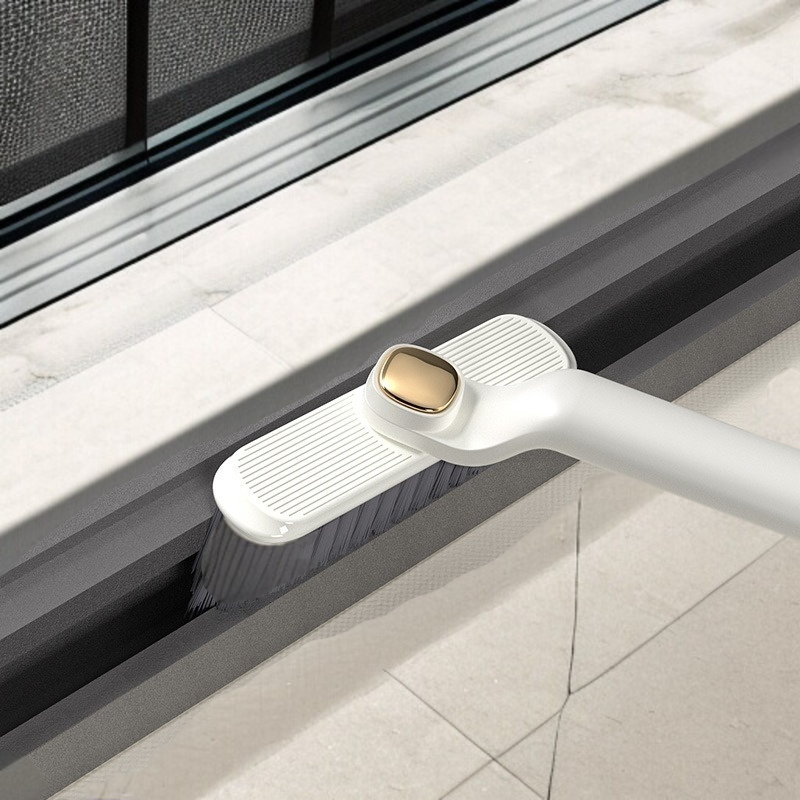 シームブラシ 多目的硬質毛壁ブラシ 浴室タイル隙間掃除ブラシ 回転ブラシヘッド