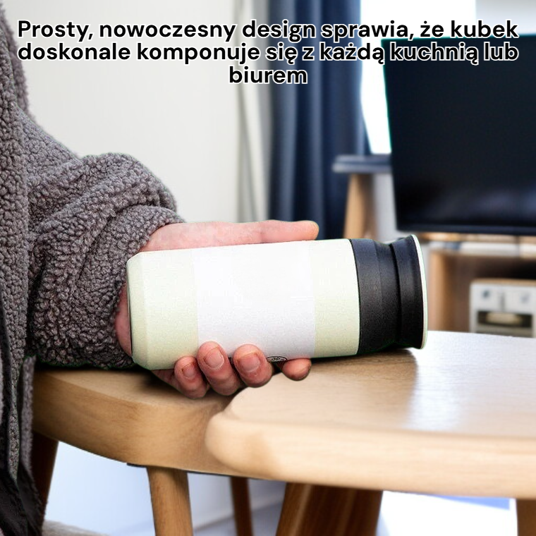 Kubek na wodę ze stali nierdzewnej 304, prosty design