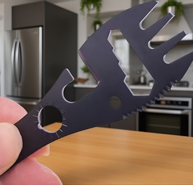 Praktisches Outdoor-Besteck mit mehreren Funktionen