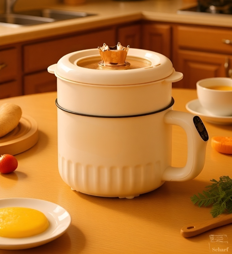 Kompakter Elektro-Heißtopf für kleine Küchen