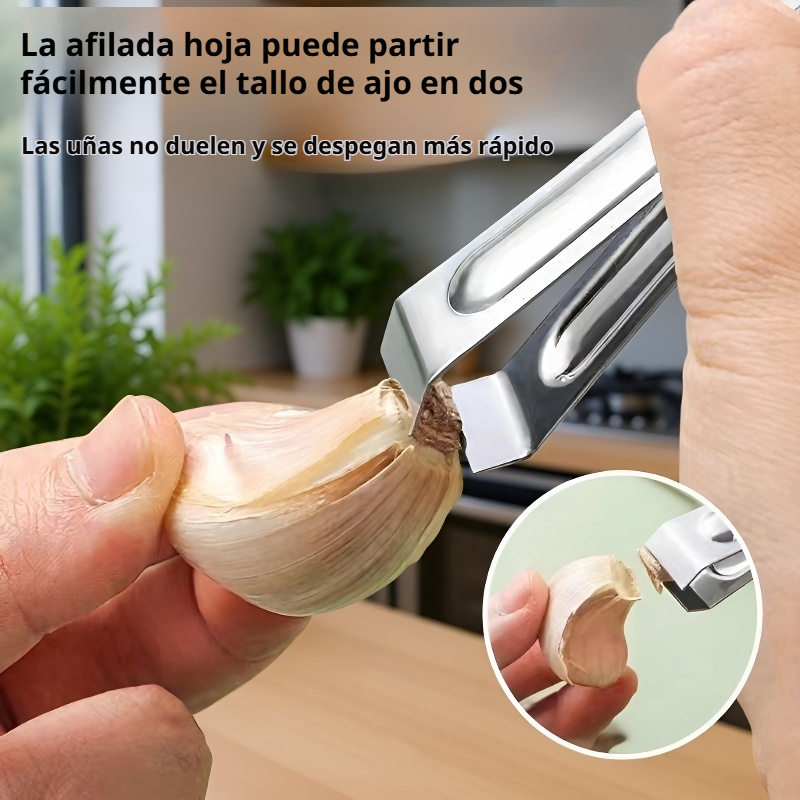 Prensador de ajo fácil de usar y limpiar