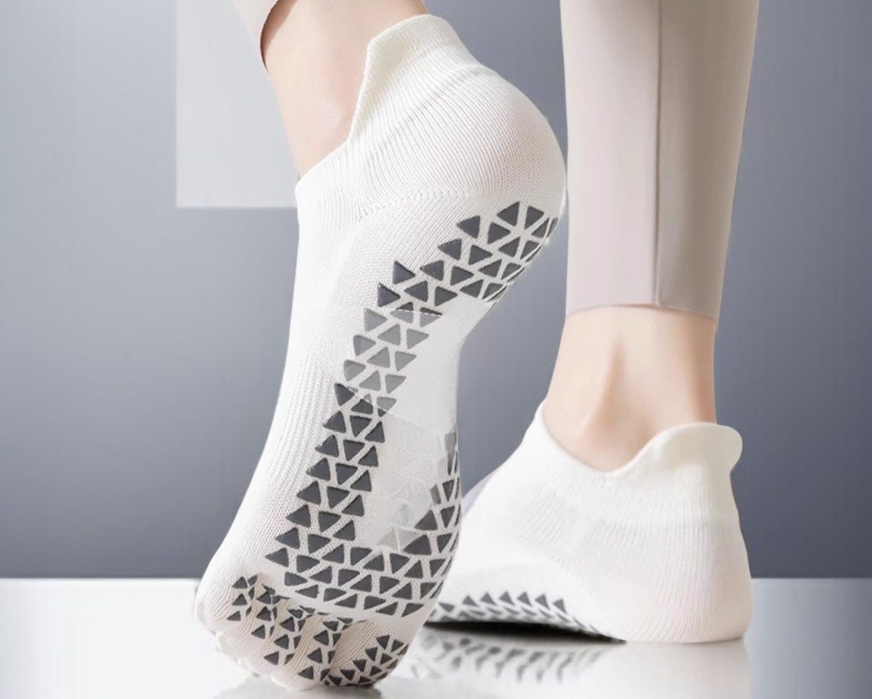 요가 전문 미끄럼 방지 스타킹 제품 사진