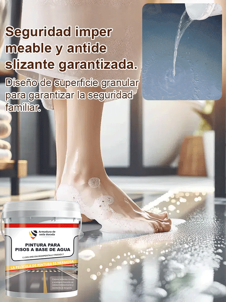 Pintura epoxi para suelos al agua - Superresistente al desgaste