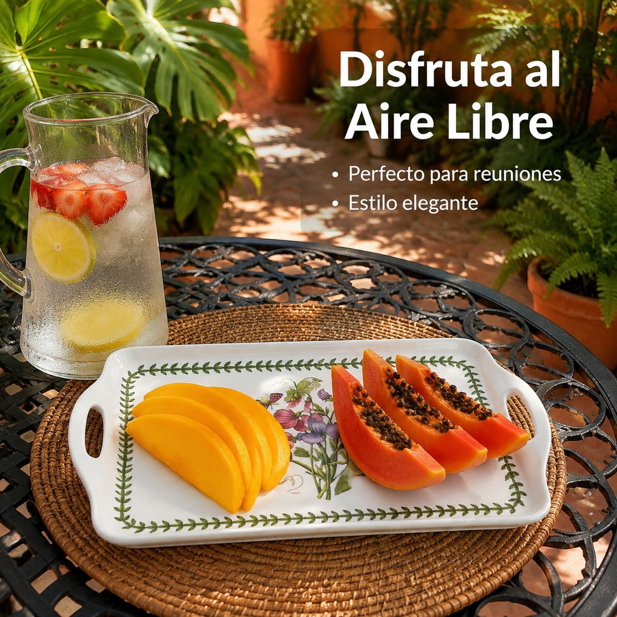 Bandeja multifuncional, plato de desayuno práctico