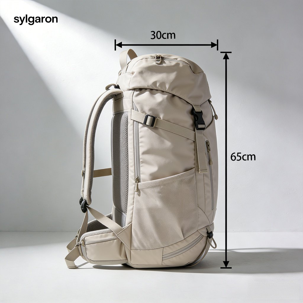 專業登山背包正面展示