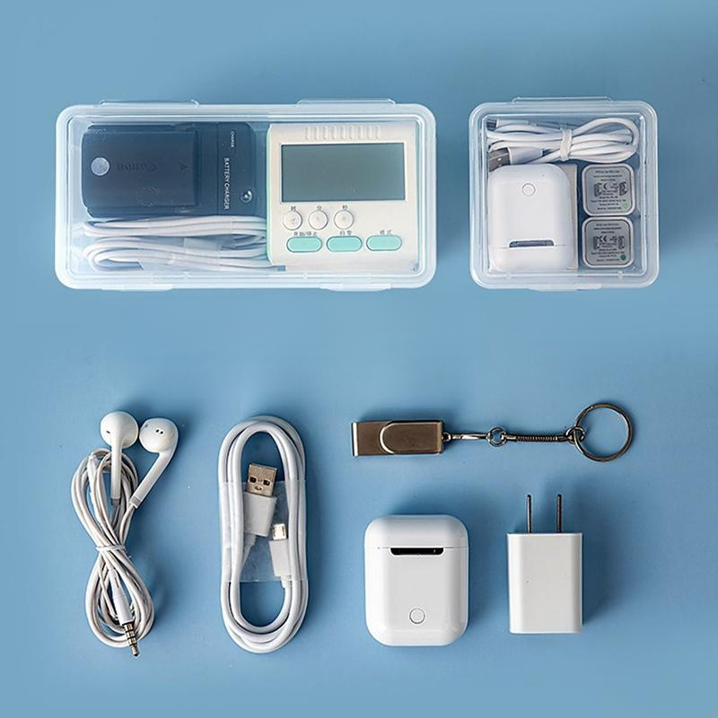 Caja organizadora para cables de datos 