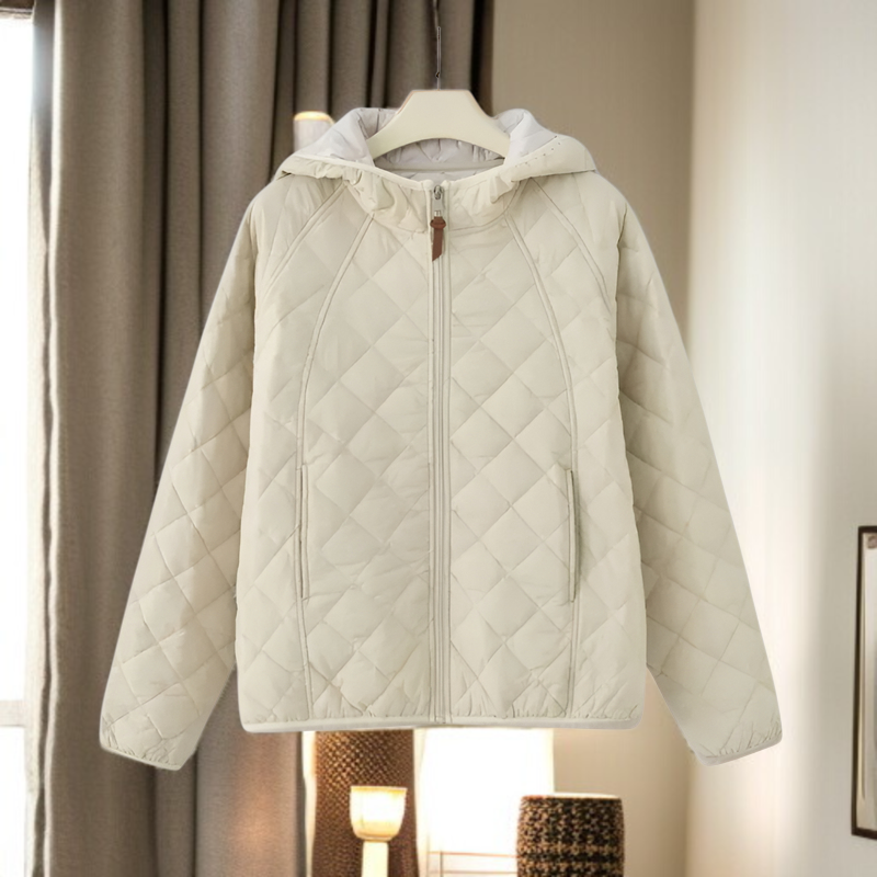 新作冬用軽量ショートダウンコート レディース ファッション 保温 ゆったり フード付き