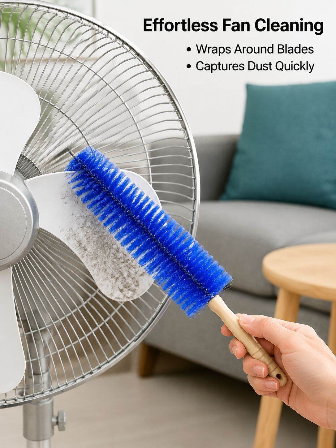 Multifunctional Fan Brush and Gap Cleaning Tool