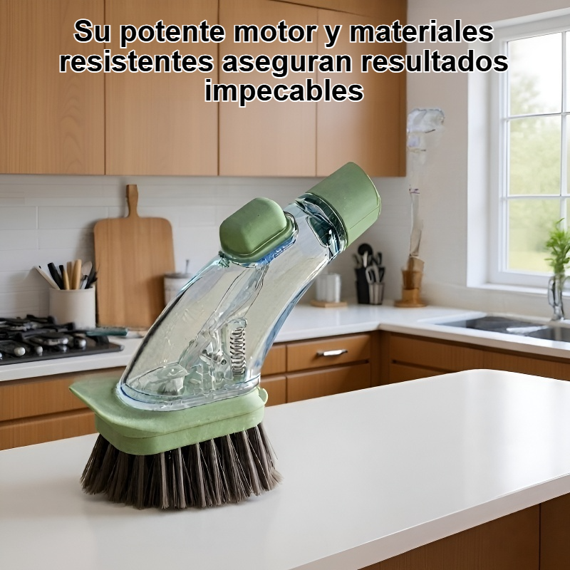 Fregadora de limpieza multifuncional en uso sobre suelo de madera