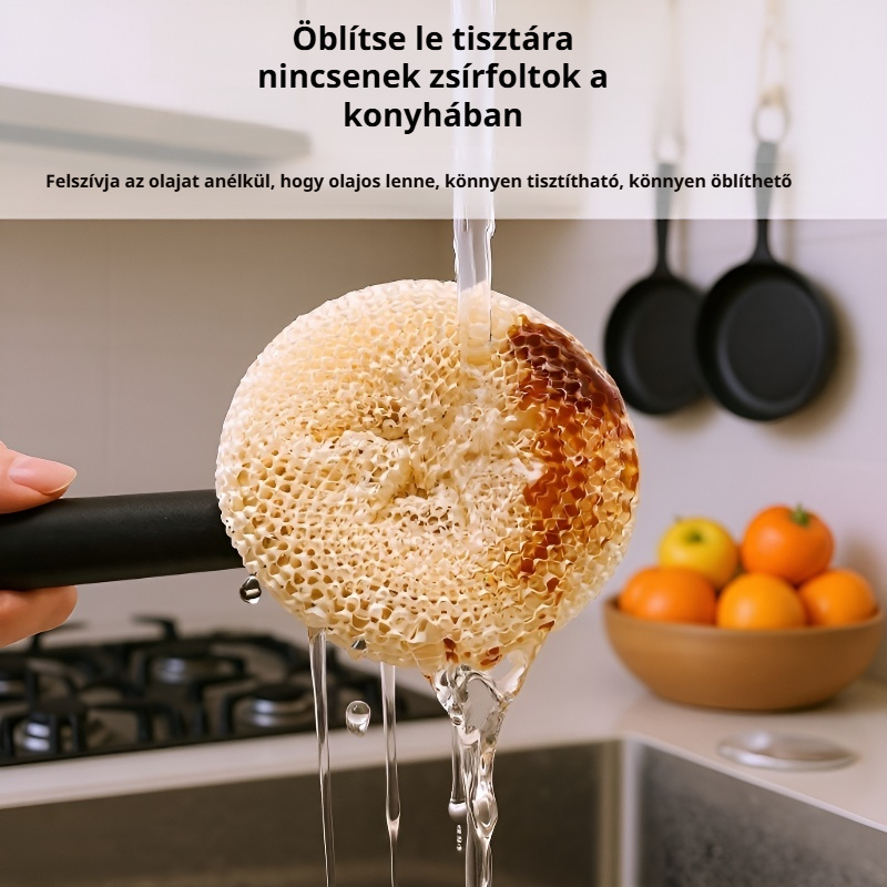 Rozsdamentes acél konyhai tisztító dörzsi 