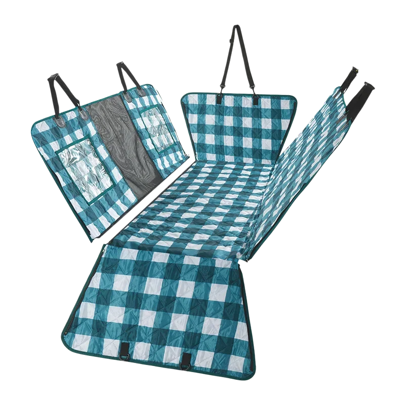 Pet car checkered mat