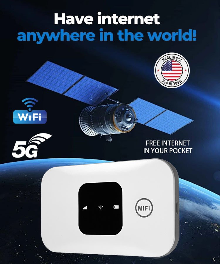 [Limited Time] Starlink-Powered Portable 5G Router — LIFETIME ZERO MONTHLY FEES, 100% Global Signal!