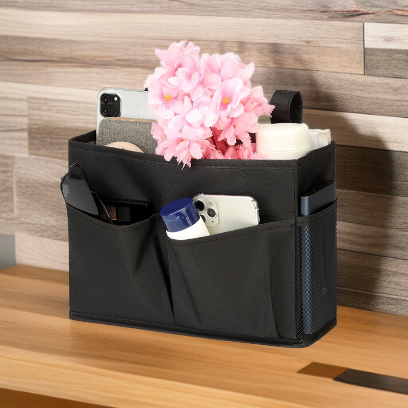 Grand sac de rangement multifonction pour chevet