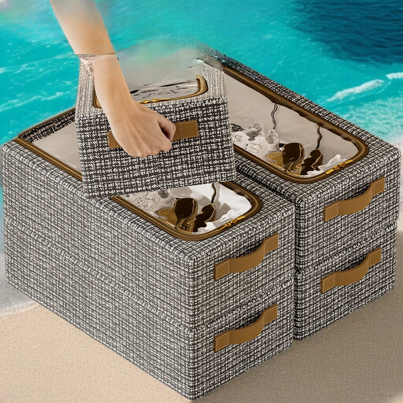 가정용 투명 방진 신발 케이스 수납함 철골 설치 신발 부츠 수납함 접이식 침대 신발 수납함