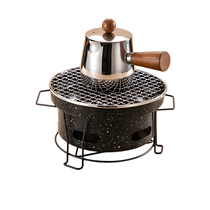 屋外暖炉、お茶作りグリル、バーベキューコンロセット、家族サイズの屋内暖房木炭コンロ、肉焼き木炭コンロ。