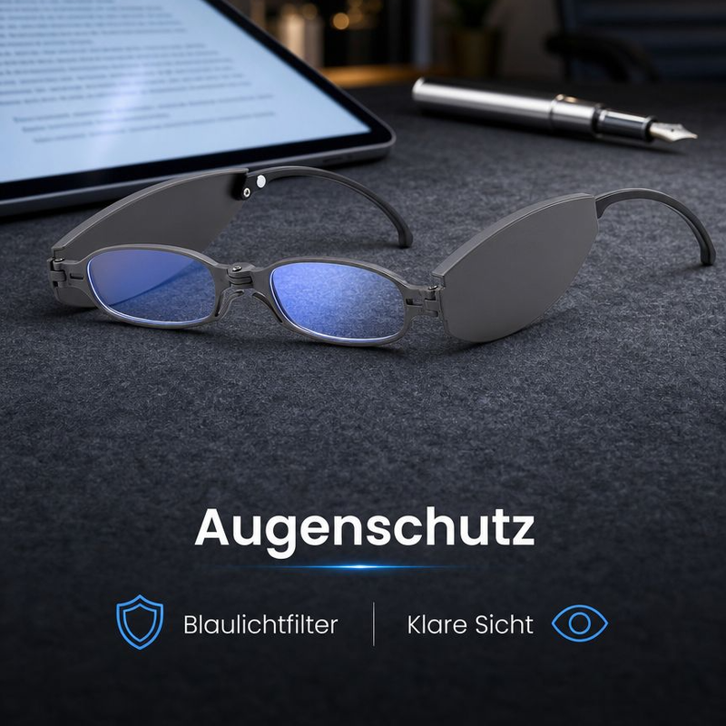 Tragbare faltbare Lesebrille für ältere Menschen